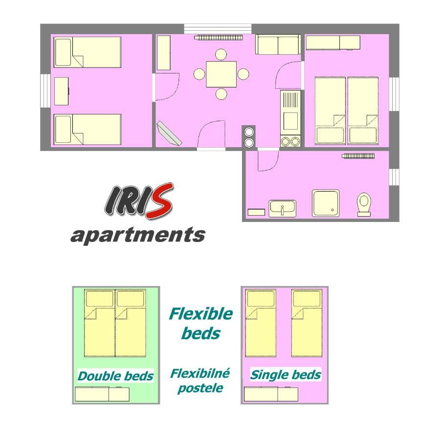 Apartments Iris Liptovský Mikuláš Exterior foto